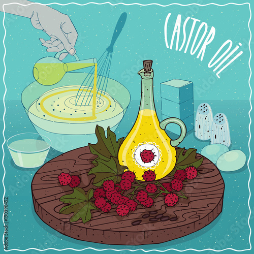 Castor oil used for cooking