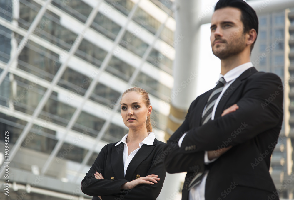 group of business people with businessman for leadership. concept handsome with confident. group of business people with businessman for leadership. concept handsome with confident.