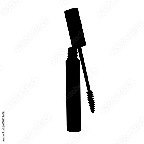 Mascara brush icon illustration