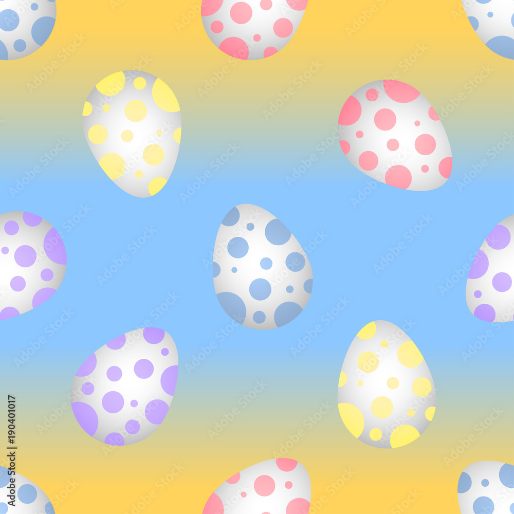 Easter eggs in polka dots Easter eggs in polka dots