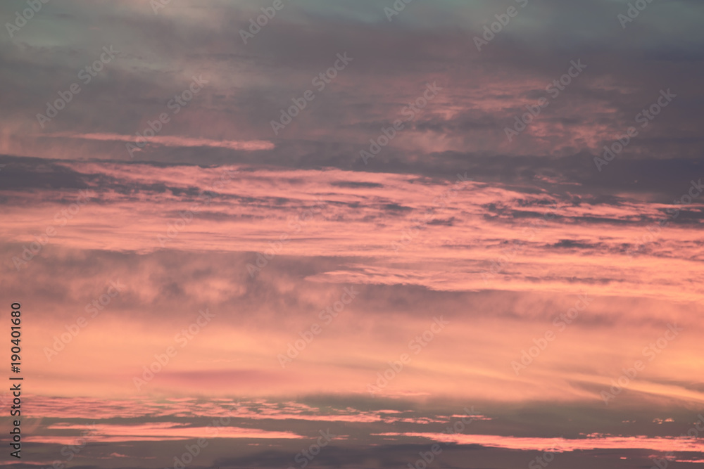 sunrise of pink tones