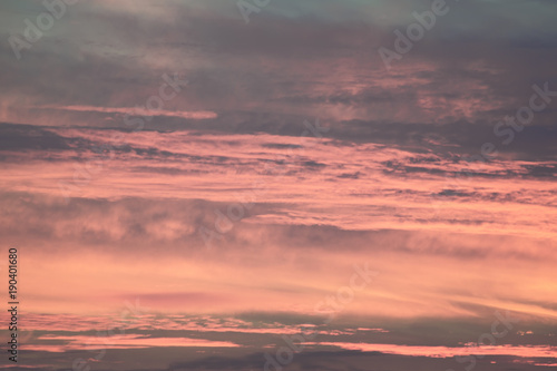 sunrise of pink tones