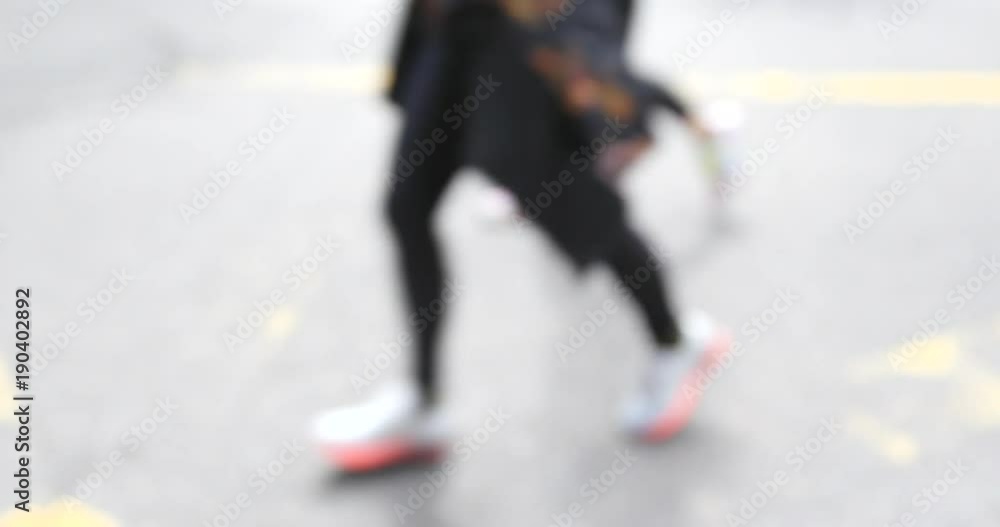 Blur view of marathon Blur view of marathon