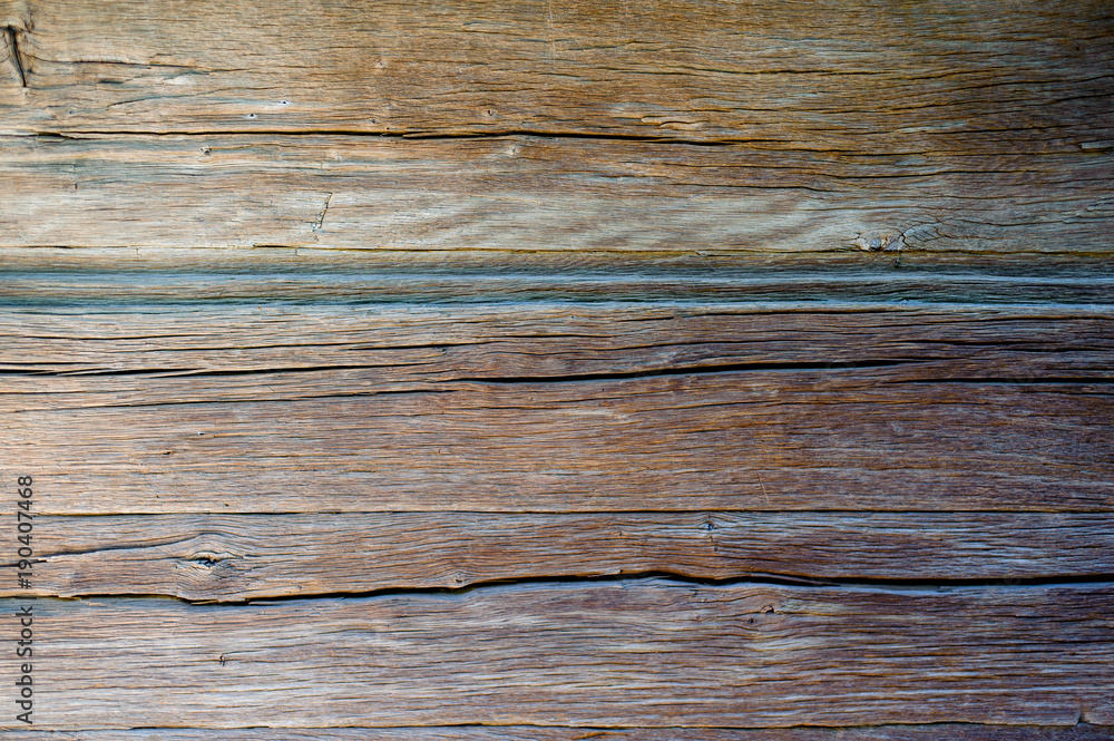 Naklejka premium old wooden boards with scratched