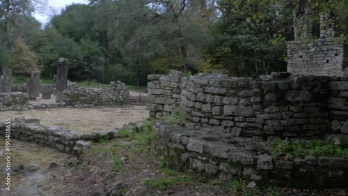 Albania, Butrint. Remains of an ancient Town Buthrotum. Pan. UNESCO World Heritage Site