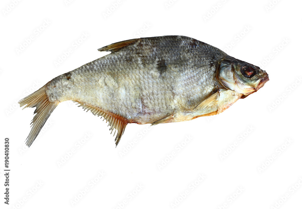 delicious nutritious fish. on white isolated background. for lovers of good nutrition.