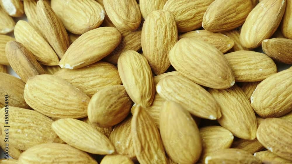 Kernels of almonds, close-up. Tasty and healthy food Kernels of almonds, close-up. Tasty and healthy food