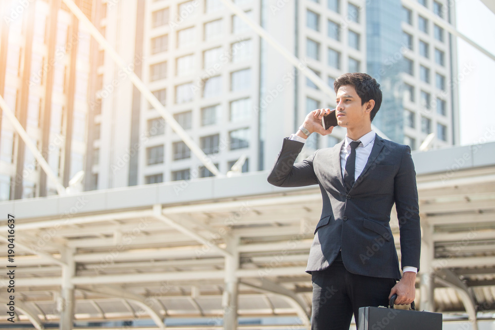 Handsome businessman Handsome businessman