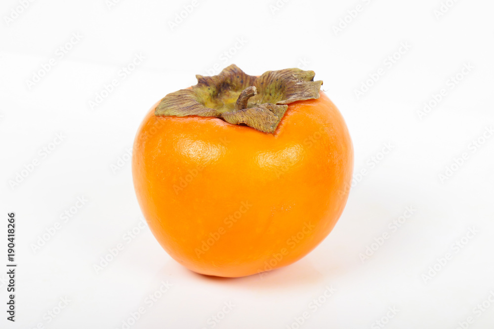 Fresh Persimmon isolated on white background Fresh Persimmon isolated on white background