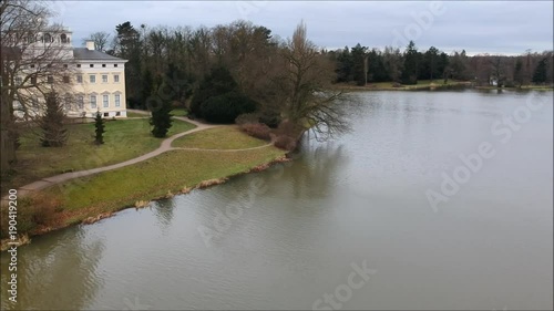 Wörlitzer Park, Schloss, Drohne HD, Gimbal, UNESCO