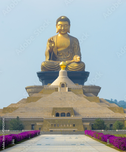 Buddha memorial center just outside the city Kaohsiung in Taiwan