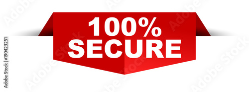 banner 100% secure