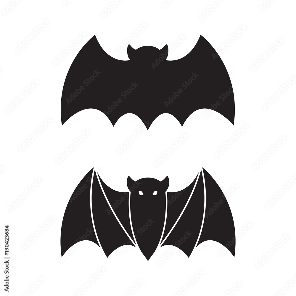 Bat vector Halloween icon logo symbol doodle illustration character