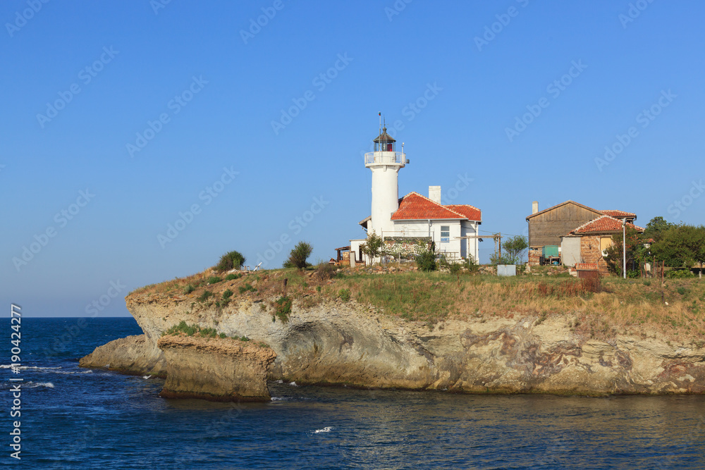 the lighthouse island of St. Anastasia.