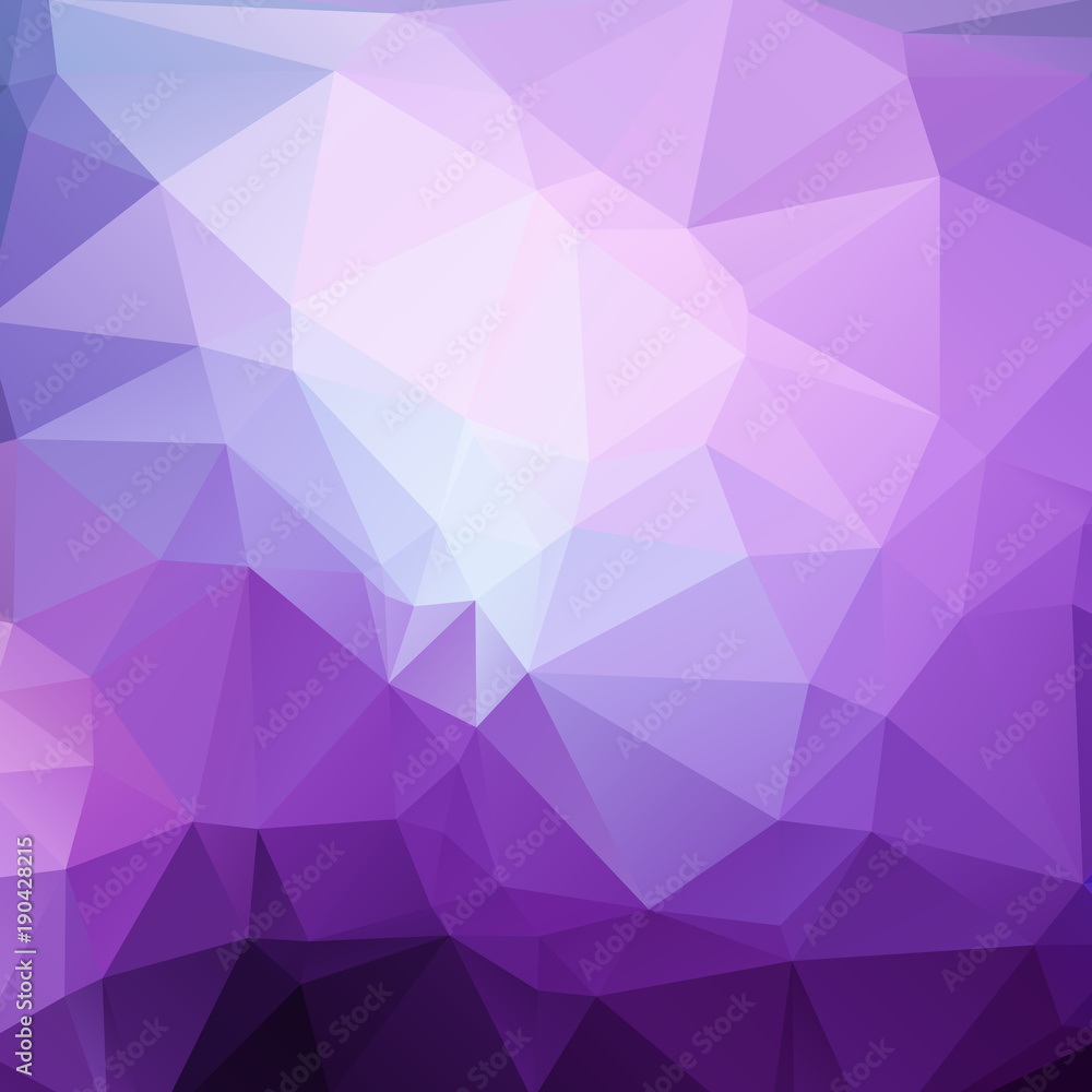 Polygonal geometric violet background. Polygonal geometric violet background.
