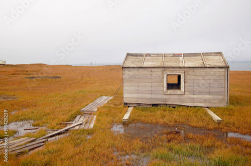 LONE SHACK IN BARROW, ALASKA