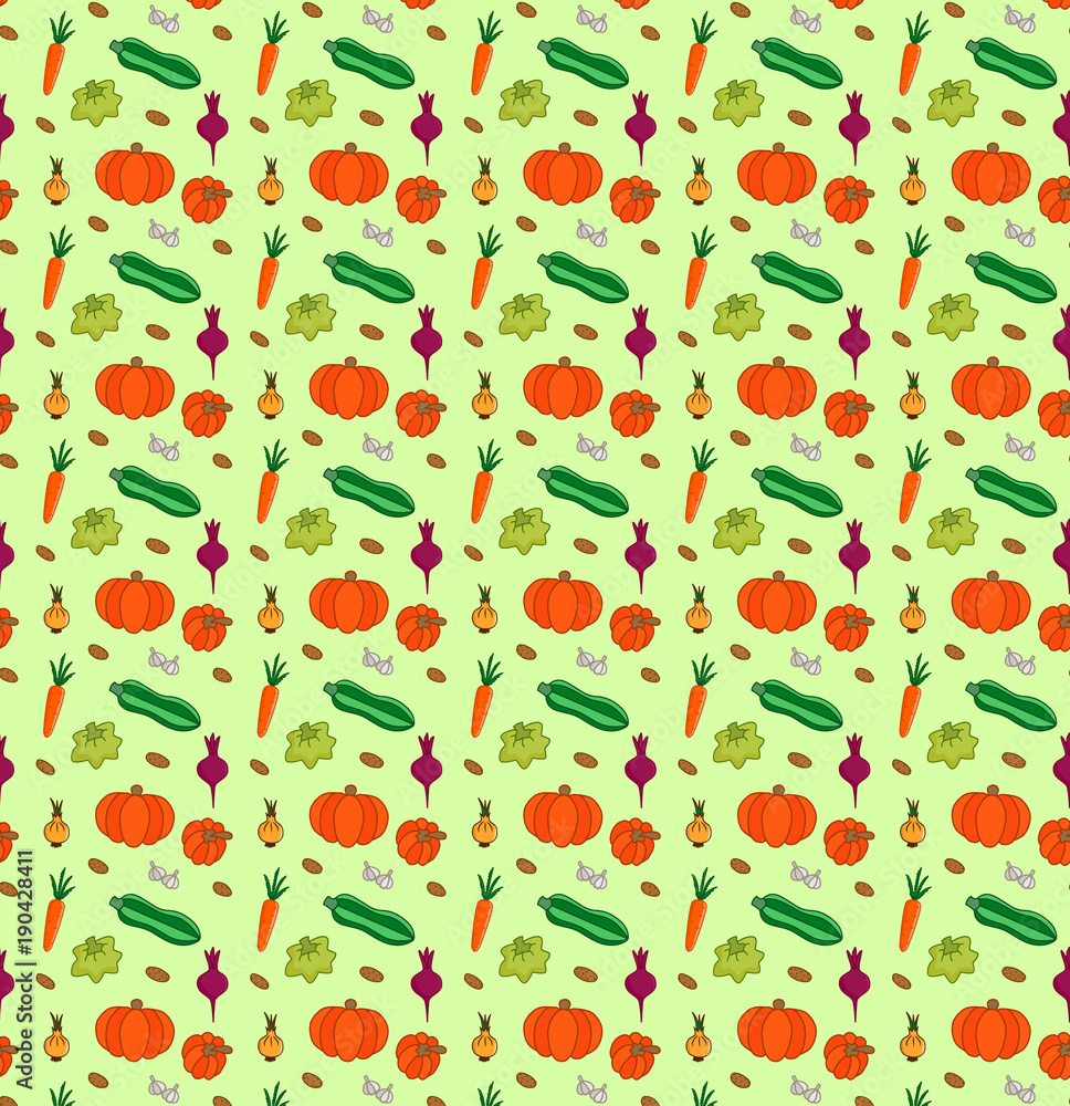 Seamless pattern of root vegetable vector illustration Seamless pattern of root vegetable vector illustration
