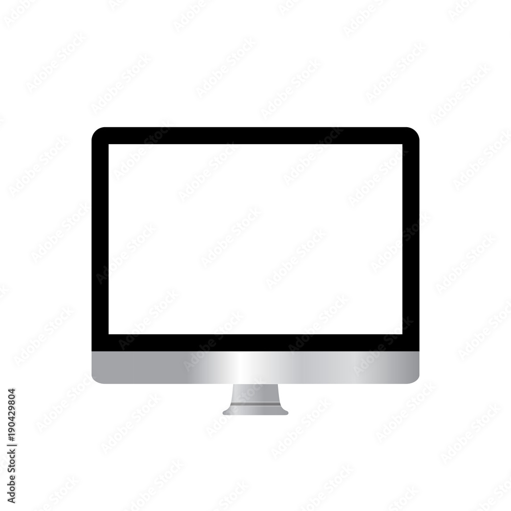 Monitor PC, vector illustration Monitor PC, vector illustration