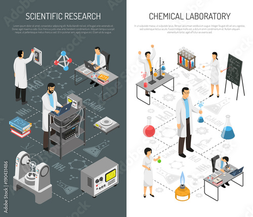 Scientific Research Vertical Banners