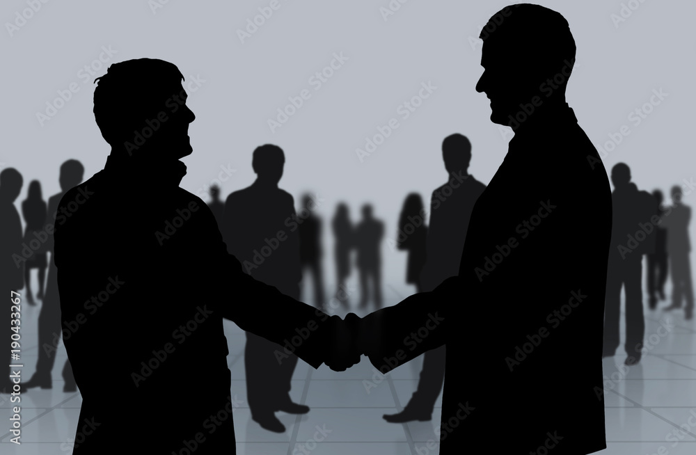 Business meeting. Business people shaking hands