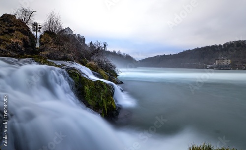 Wallpaper Mural waterfalls in Switzerland Torontodigital.ca