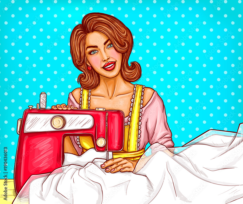 Woman Seamstress And Dressmaker To Try Tailoring Model And Clothing.  Royalty Free SVG, Cliparts, Vectors, and Stock Illustration. Image 27363784.