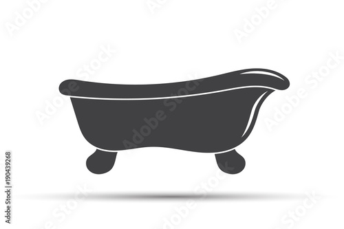 Bath silhouette icon