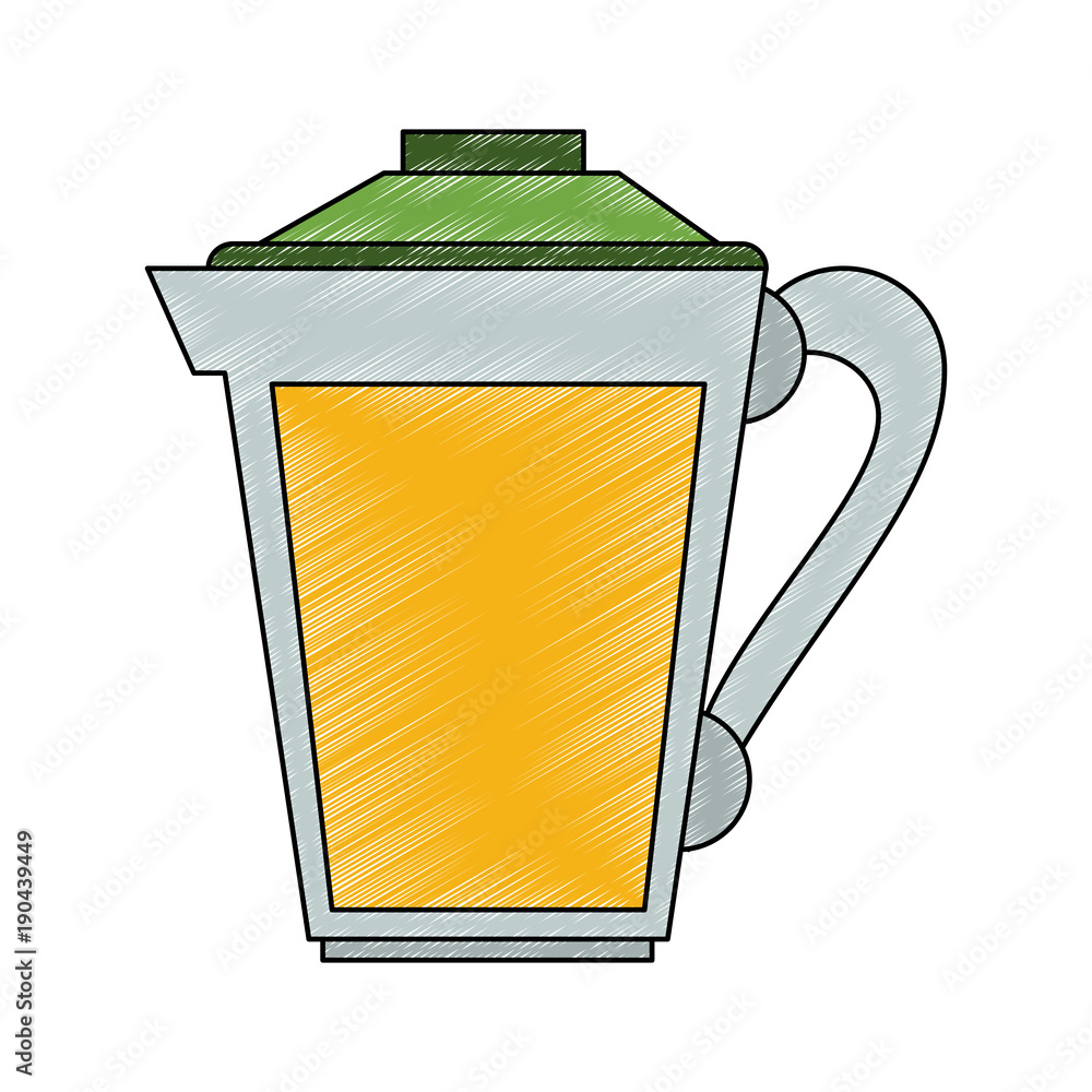 Obraz premium juice jar isolated icon vector illustration graphic design