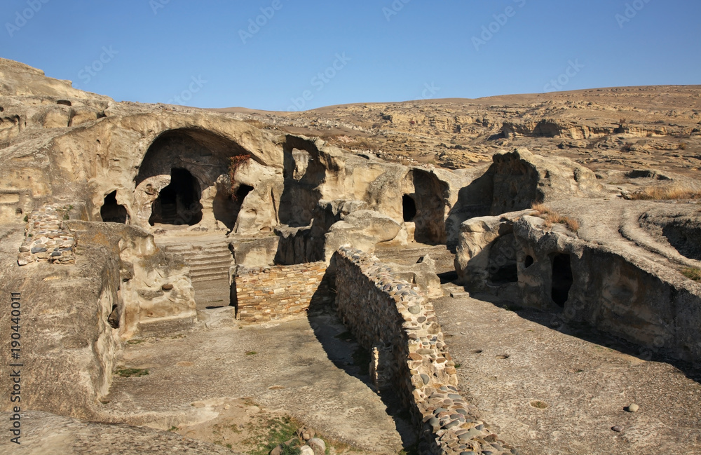 Uplistsikhe cave complex (Lord's fortress) near Gori. Shida Kartli region. Georgia Uplistsikhe cave complex (Lord's fortress) near Gori. Shida Kartli region. Georgia