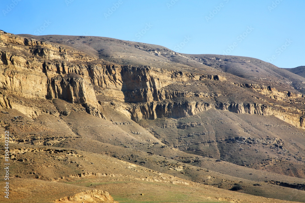 Mountains at Uplistsikhe near Gori. Shida Kartli region. Georgia