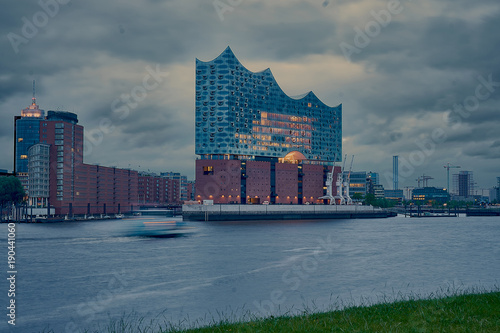 The Elbphilharmonie building in the port of Hamburg It is Germanys largest port and is named the countrys Gateway to the World.