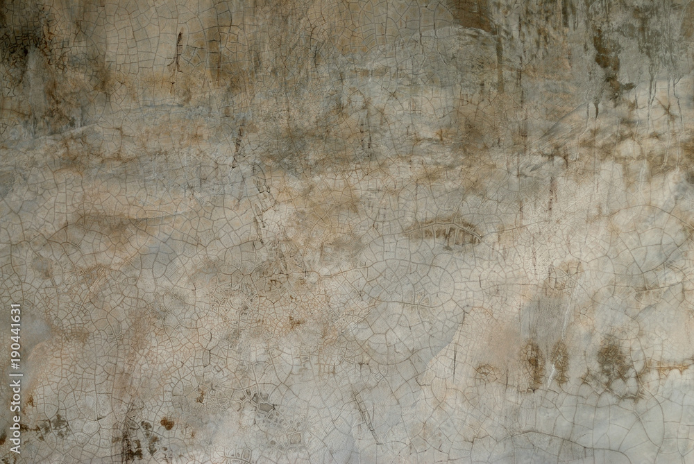 Grunge concrete cement wall with crack, for  texture background.