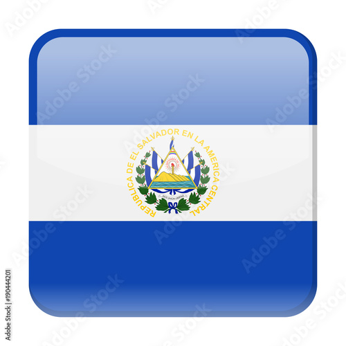 Free Download El salvador Flag Vector Square Icon - GFXLoad