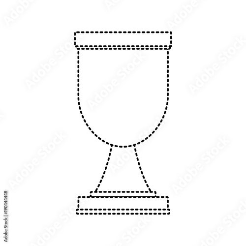 Sacred chalice cup icon vector illustration graphic design