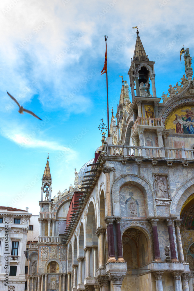 Obraz premium VENICE, ITALY - on May 5, 2016. Basilica on The