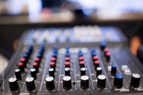 mixer closeup