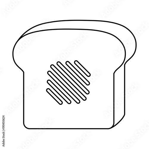 toast vector illustration