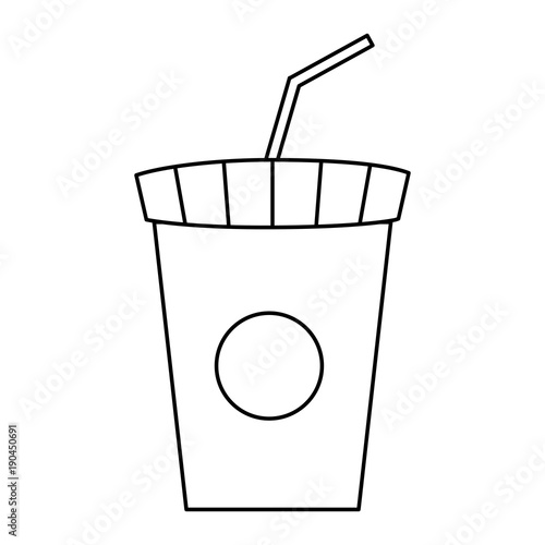 soda cup vector illustration