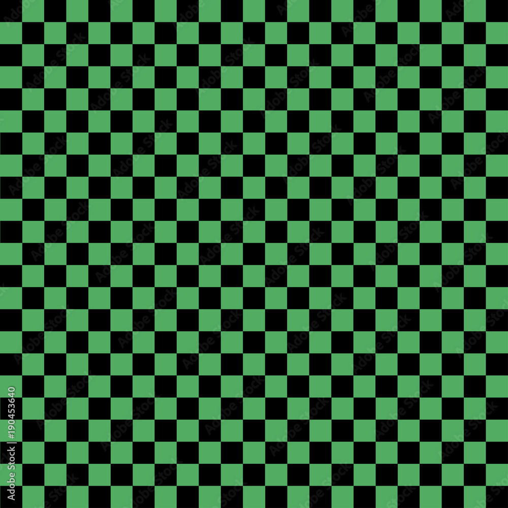 Black and green checkered background Black and green checkered background