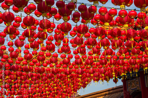 Photography Red lanterns at Thean Hou Temple, Kuala Lumpur Malaysia