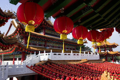 Photography Red lanterns at Thean Hou Temple, Kuala Lumpur Malaysia