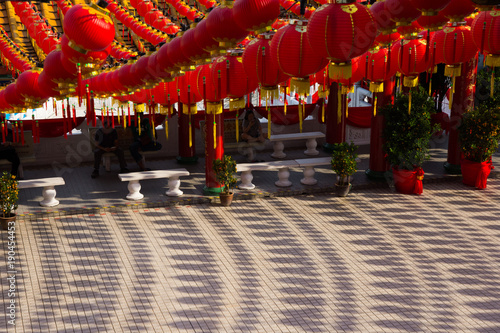 Photography Red lanterns at Thean Hou Temple, Kuala Lumpur Malaysia