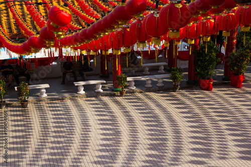 Photography Red lanterns at Thean Hou Temple, Kuala Lumpur Malaysia