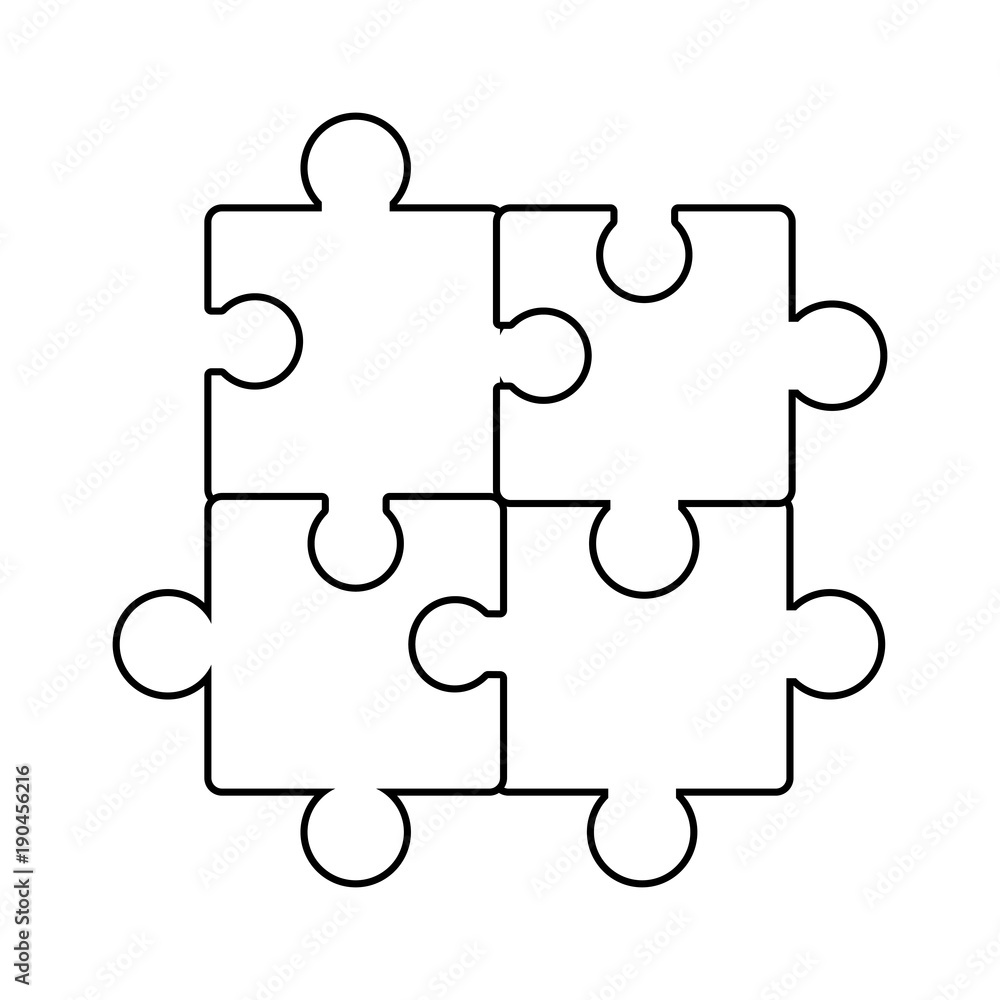 puzzles pieces icon puzzles pieces icon