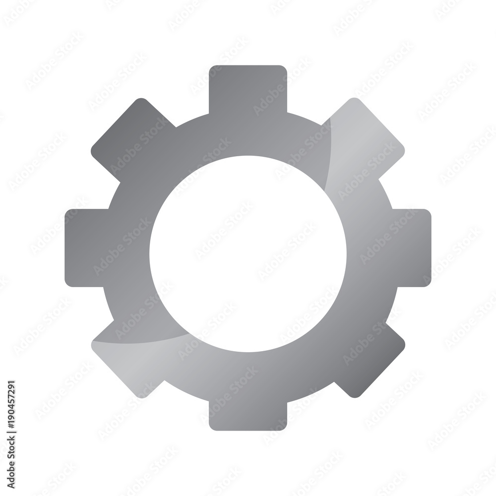 single gear icon image vector llustration design 