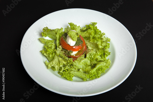 Caprese salad. Healthy Vegetarian Vegetarian Food