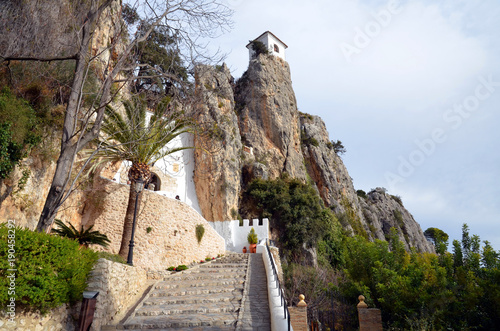 The castle of Guadelest in Spain photo