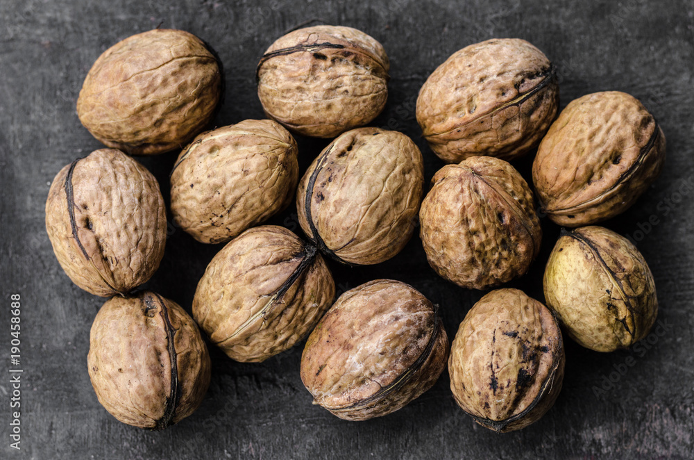 texture a lot of walnuts on the whole frame texture a lot of walnuts on the whole frame