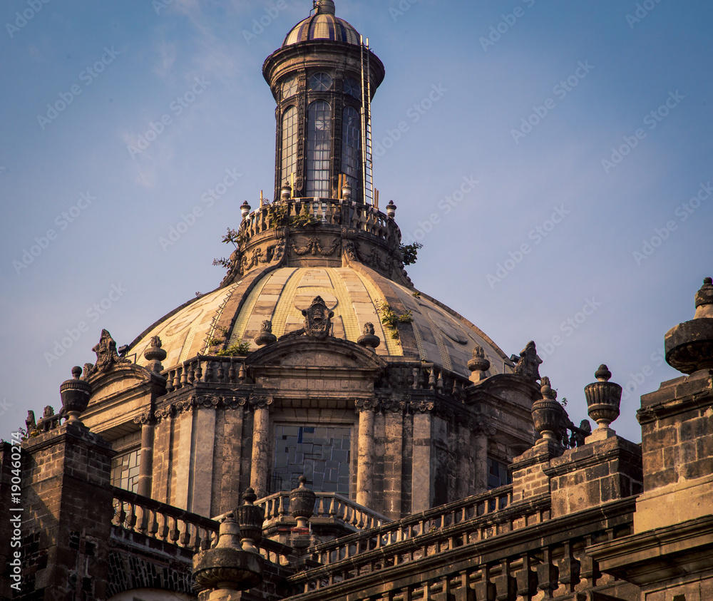 Church dome Mexico City