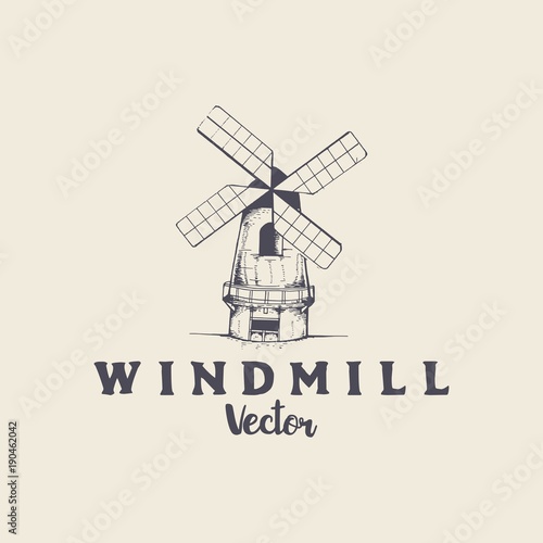 windmill vector